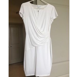 White New York & Company Keyhole Dress